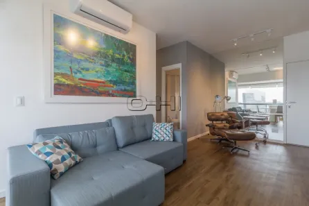 Apartamento com 2 Quartos para alugar, 76m² no Santo Amaro, São Paulo