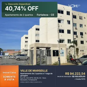 Apartamento com 2 Quartos à venda, 38m² no Novo Mondubim, Fortaleza