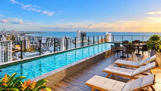 Apartamento com 1 Quarto para alugar, 25m² no Tambaú, João Pessoa