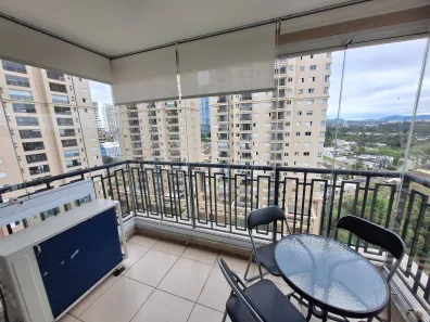 Apartamento com 1 Quarto para alugar, 50m² no Sítio Tamboré Alphaville, Barueri