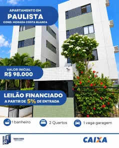 Apartamento com 2 Quartos à venda, 45m² no Pau Amarelo, Paulista