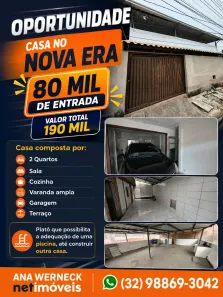 Casa com 2 Quartos à venda, 80m² no Nova Era, Juiz de Fora