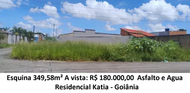 Lote/Terreno à venda, 349m² no Residencial Kátia, Goiânia