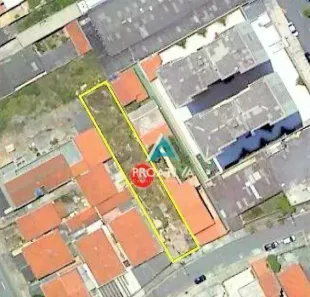 Lote/Terreno à venda, 553m² no Campestre, Santo André