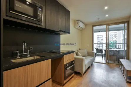 Apartamento com 1 Quarto para alugar, 42m² no Indianópolis, São Paulo