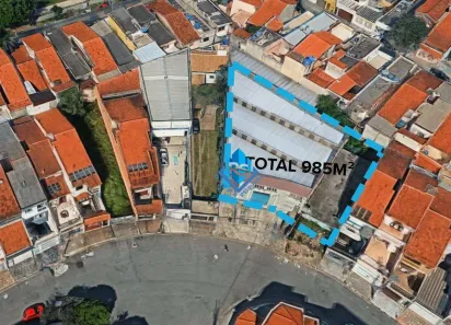 Galpão/Depósito/Armazém à venda, 999m² no Jardim Las Vegas, Santo André