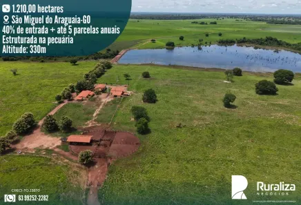 Fazenda/Sítio à venda, 1210m² no , São Miguel do Araguaia