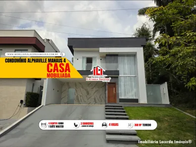 Casa de Condomínio com 4 Quartos para alugar, 218m² no Ponta Negra, Manaus