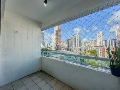 Apartamento com 3 Quartos para alugar, 91m² no Boa Viagem, Recife