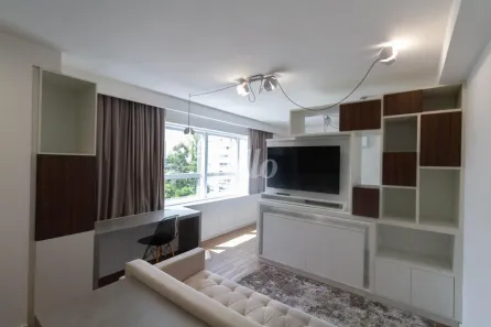 Apartamento com 1 Quarto para alugar, 40m² no Brooklin Paulista, São Paulo