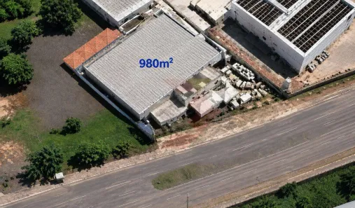 Galpão/Depósito/Armazém para alugar, 980m² no Real Grandeza, Aparecida de Goiânia