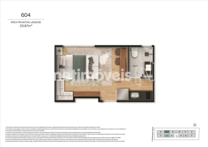 Apartamento à venda, 24m² no Praia do Canto, Vitória