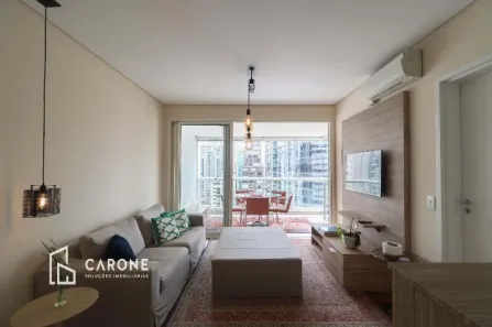 Apartamento com 1 Quarto para venda ou aluguel, 61m² no Itaim Bibi, São Paulo