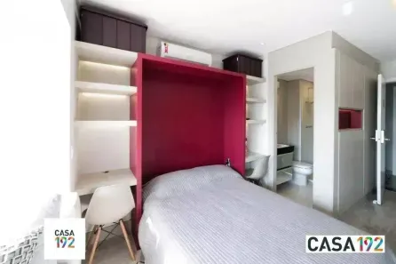 Apartamento com 1 Quarto para alugar, 33m² no Vila Cordeiro, São Paulo