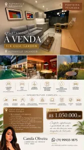 Apartamento com 1 Quarto à venda, 64m² no Alphaville I, Salvador