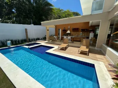 Casa de Condomínio com 5 Quartos à venda, 352m² no Alphaville (Abrantes), Camaçari