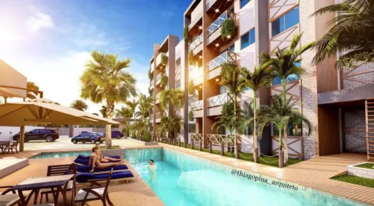 Apartamento com 2 Quartos à venda, 65m² no Guarajuba (Monte Gordo), Camaçari