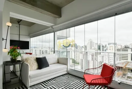 Flat com 1 Quarto para alugar, 35m² no Consolação, São Paulo