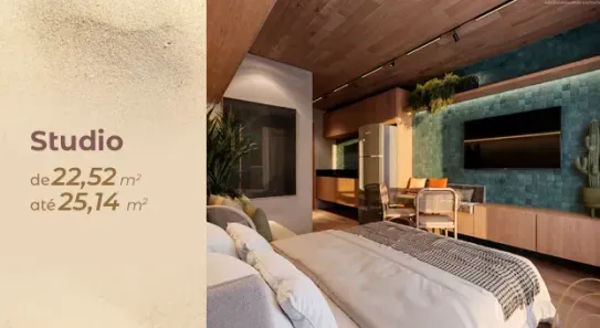 Apartamento com 1 Quarto à venda, 22m² no , Tamandaré
