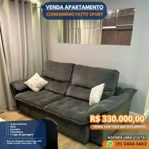 Apartamento com 2 Quartos à venda, 43m² no Cocaia, Guarulhos