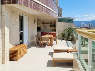 Apartamento com 2 Quartos à venda, 82m² no Ocian, Praia Grande