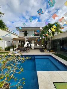 Casa de Condomínio com 4 Quartos à venda, 349m² no Alphaville (Abrantes), Camaçari