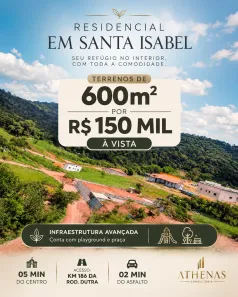 Lote/Terreno à venda, 600m² no Centro, Santa Isabel