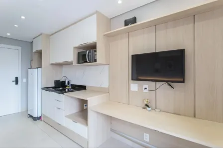Apartamento com 1 Quarto para alugar, 27m² no Vila Olímpia, São Paulo