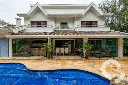Casa de Condomínio com 5 Quartos para alugar, 418m² no Loteamento Alphaville Campinas, Campinas