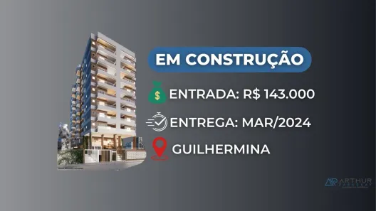 Apartamento com 2 Quartos à venda, 72m² no Guilhermina, Praia Grande