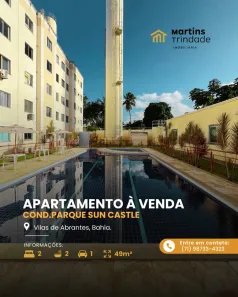 Apartamento com 2 Quartos à venda, 49m² no Boa União (Abrantes), Camaçari