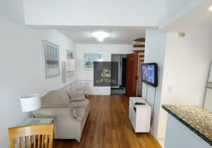 Flat com 1 Quarto para alugar, 52m² no Moema, São Paulo
