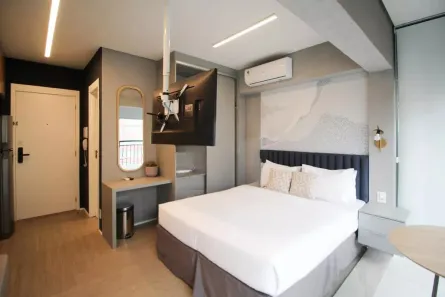 Apartamento com 1 Quarto à venda, 25m² no Indianópolis, São Paulo