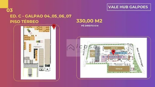 Galpão/Depósito/Armazém para alugar, 330m² no Bairro do Grama, Caçapava