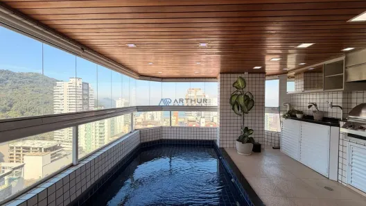 Apartamento com 4 Quartos à venda, 205m² no Canto do Forte, Praia Grande