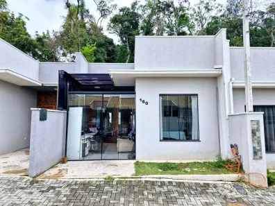 Casa de Condomínio com 3 Quartos para alugar, 65m² no Gralha Azul, Fazenda Rio Grande