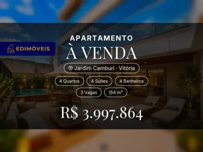 Apartamento com 4 Quartos à venda, 154m² no Jardim Camburi, Vitória
