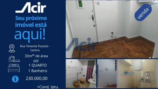 Apartamento com 1 Quarto à venda, 32m² no Centro, Rio de Janeiro