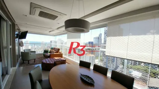 Apartamento com 3 Quartos à venda, 129m² no Gonzaga, Santos