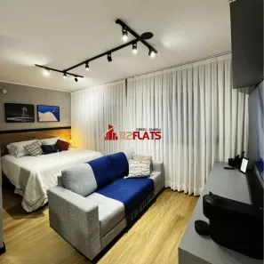 Flat com 1 Quarto para alugar, 28m² no Indianópolis, São Paulo