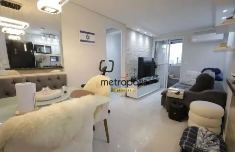 Apartamento com 2 Quartos à venda, 53m² no Casa Branca, Santo André