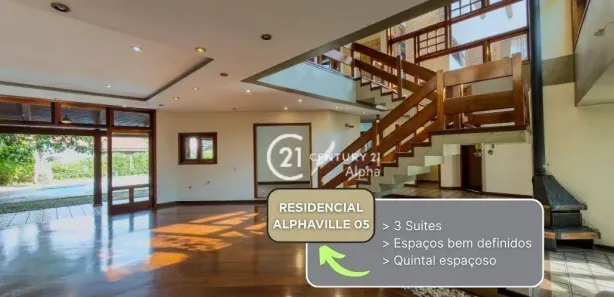 Casa de Condomínio com 3 Quartos à venda, 450m² no Alphaville, Santana de Parnaíba