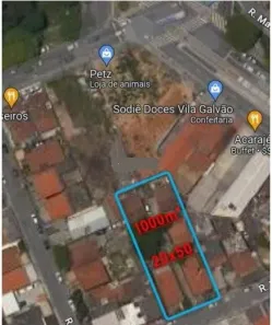 Lote/Terreno à venda, 1000m² no Vila Galvão, Guarulhos