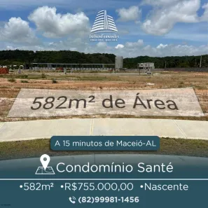 Lote/Terreno à venda, 582m² no AL 101 Norte, Marechal Deodoro