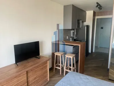 Apartamento com 1 Quarto para alugar, 27m² no Vila Firmiano Pinto, São Paulo