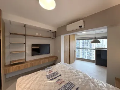 Apartamento com 1 Quarto para alugar, 32m² no Jardim das Acácias, São Paulo