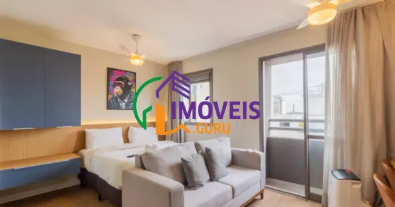 Apartamento com 1 Quarto para alugar, 25m² no Pinheiros, São Paulo