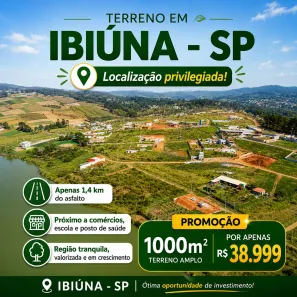 Lote/Terreno à venda, 1000m² no , Ibiúna