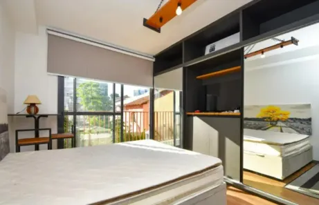 Apartamento com 1 Quarto para alugar, 24m² no Pinheiros, São Paulo