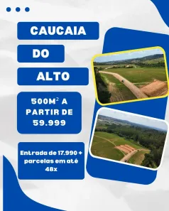 Lote/Terreno à venda, 500m² no Altos de Caucaia (Caucaia do Alto), Cotia